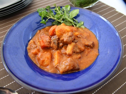 ワイルドステーキで作るビーフシチュー